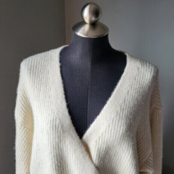 Esqualo Wrap Around Knit Cardigan Sweater Sz XL NWT - Picture 5 of 10